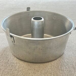 Vintage Wear-Ever No 198 Aluminum Angel Food Cake Pan 10 Inch USA Made